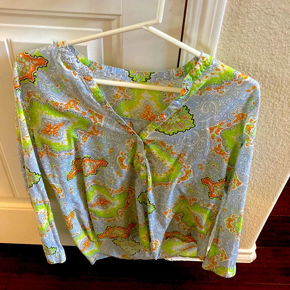 Multi Color with Designs Long Sleeve Shirt